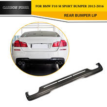 Carbon Fiber Rear Lip Diffuser For BMW F10 M Sport Bumper Sedan Only 2011-2014 2024 - buy cheap
