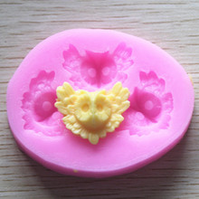 1 pcs3 hole Mini owl Baking Tools / clay cake mold / decoration / chocolate mould FM 2024 - buy cheap