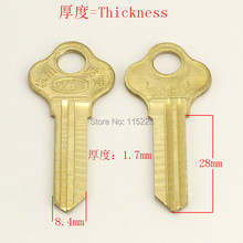 A007 Wholesale Locksmith Keymother Brass House Home Door Key Blank Keys 25 pieces/lot 2024 - buy cheap