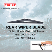 Rear Wiper Blade for Honda Civic Hatchback (2001-2005) 1pc 12" 300mm,Car Rear Windscreen Wipers,for Back Windshield Blades 2024 - buy cheap