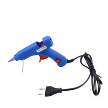 1pc  Hot Melt  Glue Gun High Temp Heater Melt Hot Glue Gun 20W Repair Tool Heat Gun Blue Mini Gun With Trigger 2024 - buy cheap