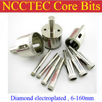NCCTEC-brocas recubiertas de diamante galvanizado, brocas de corte de vidrio húmedo, 63mm, 2-1/2 pulgadas, ECD63, Envío Gratis 2024 - compra barato