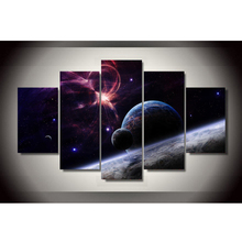 Wall Art Modular HD Picture Home Decoration Posters 5 Panel Planets Landscape Living Room Printed Modern Painting On Canvas Fram 2024 - buy cheap