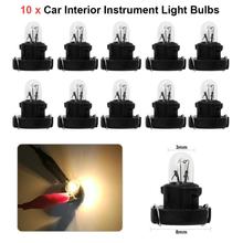 10pcs T3 LED 12V 1.2W Car Auto Interior Instrument Light Bulbs Dashboard Lamps For Honda For Alpha Car Instrument Lights New 2024 - buy cheap