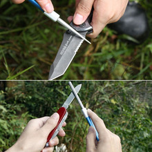 Afilador de cuchillos de acero inoxidable, herramienta de afilado multiusos, gancho de pesca 2024 - compra barato