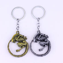 MQCHUN Aliens Predator AVP Keychain 2 Colors Keychain Alien Queen Pendant Keyring Vintage Key Holder -50 2024 - buy cheap