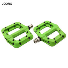 JQORG Bicycle Pedals Colorful Nylon Material Mountain Bike Pedals Anti-slip 3 Bearing Cycling BMX Pedals Ultralight MTB Pedals 2024 - buy cheap