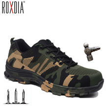 Drop shipping steel toecap men work & safety boots camouflage steel mid sole impact resistant women shoes RXM102 2024 - buy cheap