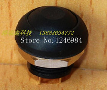[Sa] botão de reinicialização de interruptor à prova d'água, taiwan deli wei pas6, botão redondo de plástico preto sem botão de fechadura, interruptor normalmente aberto -- 50 peças/ 2024 - compre barato