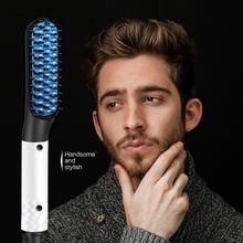 Professional Quick Hair Styler for Men Curling Iron Beard Straightener Styler Comb Hair Straightening Brush Quick Straightener 2024 - compre barato