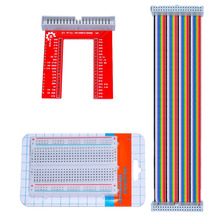 KEYES GPIO DIY Набор расширения с 40P радужной линией GPIO V2 400 макетная плата для Raspberry Pi 3 2024 - купить недорого