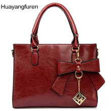 2018 New Arrival Women Leather Handbags Candy Bags Vintage Brand Bag Women Shoulder Bags Bolsas Day Clutches Women's tote Q0 2024 - buy cheap