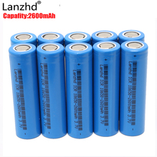 10PCS 18650 Battery For samsung 18650 Batteries rechargeable Battery lithium 3.7v Li-ion Battery Real Full Capacity 2600MAH 2024 - buy cheap