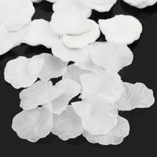 Hot 1000pcs/lot White Silk Rose Petals Party Flower Wedding Party Table Favor Decoration 2024 - buy cheap