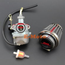 ATV Quad Go-kart 19mm Carburetor PZ19 Air Filter Cable Choke Chinese 50cc 70cc 90cc 110cc 125cc new E-Moto 2024 - buy cheap