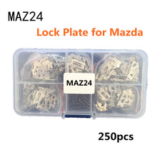 250 шт. MAZ24 Автомобильный Замок Язычковая Блокировка пластина слесарные инструменты для Mazda Автомобильный Замок сердечник ключ Ремонт Аксессуары 2024 - купить недорого