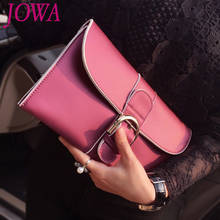 2019 New Design Fashion Envelope Bags Women's Solid PU Day Clutches Business Handbags Night Party Purse Portable Package 3 Color 2024 - buy cheap
