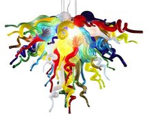 Fancy Colored Modern Art Decoration Style Hand Blown Glass Chandelier Lights 2023 - buy cheap