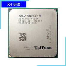 Четырехъядерный процессор AMD Athlon II X4 640 3 GHz ADX640WFK42GM Socket AM3 2024 - купить недорого
