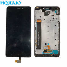 HQJIAJO-pantalla LCD para móvil, marco de Digitalizador de pantalla táctil para Xiaomi Redmi Note 4, MTK Helio X20 Deca Core 5,5 2024 - compra barato