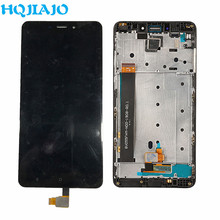 HQJIAJO For Xiaomi Redmi Note 4 LCD Display Touch Screen Digitizer Frame For Redmi Note 4 LCD Screen MTK Helio X20 Deca Core 5.5 2024 - buy cheap