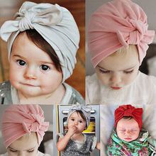 FOCUSNORM Accessories Newborn Baby Toddler Kids Boy Girl Bowknot Soft Cotton Beanie Hat Cap luzh 2024 - buy cheap