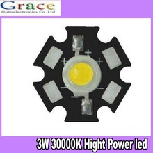 10PCS 3W High Power Cold White LED Light Emitter 30000K with 20mm base 2024 - buy cheap