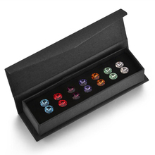 Cristais de strass 7 cores, joias semanais para mulheres e meninas, piercing redondo simples 2024 - compre barato