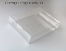 Chengdianwan capa transparente para snes n64, caixa de proteção para jogos cib, protetor de plástico para animais de estimação, 60 tamanhos 2024 - compre barato