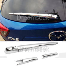 Chrome Rear Window Rain Wiper Cover Trim for Mazda CX-5 CX5 2012 2013 2014 2015 CX-4 2016 2017 Exterior Molding Protection 4Pcs 2024 - buy cheap