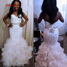 Sexy Lace Wedding Dresses Mermaid Turkey Plus Size Bride Bridal Weding Weeding Dresses Wedding Gowns 2019 2024 - buy cheap