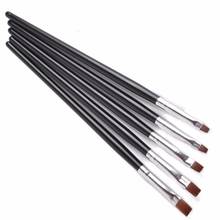 5pcs Acrylic UV Gel Nail Art False Tips Drawing Painting Brush Pen Set Nail Brush Kit For Beauty Nail Tools 2024 - buy cheap