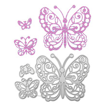 3pcs/Set Butterfly Metal Cutting Dies Stencil for DIY Scrapbooking Album Embossing Paper Cards Making Decorative Crafts Die Cuts 2024 - buy cheap