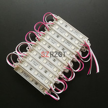 20PCS LED Module 5050 3 LED DC12V Waterproof Advertisement Design LED Modules Super Bright Lighting White/Warm white/red/green 2024 - buy cheap