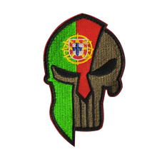 SPARTAN Skull HELMET Portugal Flag IR Patches Tactical military Patches Badge 2024 - buy cheap