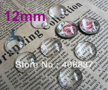 100pcs/lot, Good Quality 12mm Domed Round Transparent Clear Magnifying Glass Cabochon 2024 - buy cheap