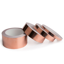 20M Pure Copper Single Surface Conductive Copper Foil Tape High Temperature Resistant For Electronic Components EMI Shielding 2024 - buy cheap