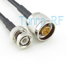 Freeshipping! 50CM RG58 cable N male plug to BNC male plug RF Pigtail coaxial  jumper cable 20INCH Wholesale Promotion 2024 - buy cheap