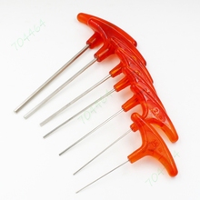 7pcs /set T-Handle 1.5mm - 6mm Spanner S2 Steel Hex Screwdriver Hexagon Wrench Set 2024 - buy cheap