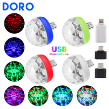 USB DC5V colorful effect led stage light music control ktv dj disco lights home party decoration holiday light Christmas lights 2024 - buy cheap