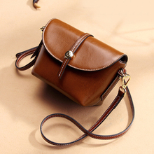 100% Cowhide Women Crossbody Bag Genuine Leather Small Messenger Bags Ladies Shoudler Bags 2024 - buy cheap
