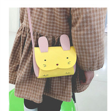 Милая сумка на плечо в форме кролика; Модная сумка-мессенджер на плечо для девочек; Детские кожаные сумки через плечо; Милая мини-сумка для девочек 2024 - купить недорого