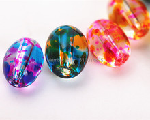 Wholesale 6*8MM Mixed Colorful Glass Loose Beads For Europe Jewelry Bracelet&Necklace Findings 200pcs/lot FL22 2024 - buy cheap