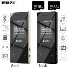 Музыкальный плеер Ruizu D05, Bluetooth, 8 ГБ/16 ГБ, светодиодный сенсорный экран, MP3, беспроводной Bluetooth 4,0, FM-передатчик, электронная книга, запись аудио, MP3 2024 - купить недорого