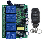 Interruptor de luz sem fio ac110v 220v, 230v, 4ch, 4 canais, 10a, relé, controle remoto, receptor, à prova d'água - foto 2026