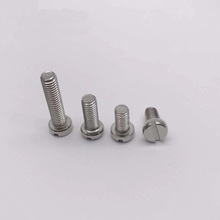 10pcs M4 Brass nickel plating Slotted Cylindrical head screw DIN84 Slotteds bolt one line socket screws Mechanical 6-35mm Long 2024 - buy cheap