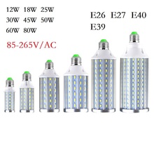 E26 E27 E39 E40 12W 18W 25W 30W 40W 50W 60W 80W 100W LED Corn Bulbs SMD led Lights Lampada Chandelier Ceiling LED lamp Spotlight 2024 - buy cheap