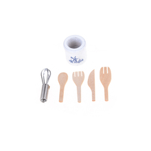 Minivajilla de cocina a escala 1/12, decoración del hogar, regalos, gran oferta, casa de muñecas, juego de utensilios en miniatura, 6 unids/set 2024 - compra barato