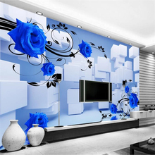 Beibehang papel de parede personalizado 3d estéreo mural moderno minimalista sala de estar quarto tv papel de parede 3d de mural de rosa 2024 - compre barato