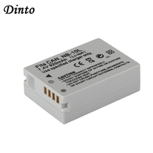 Dinto 1pc 920mAh Rechargeable Camera Battery Pack NB-10L NB10L Li-ion Batteries for Canon G1X G3X G15 G16 SX40 SX60 NB 10L 2024 - buy cheap